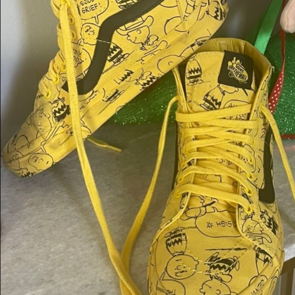 Vans hi shoes snoopy men/women